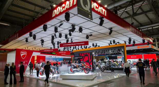 Lo stand Ducati a Eicma 2023