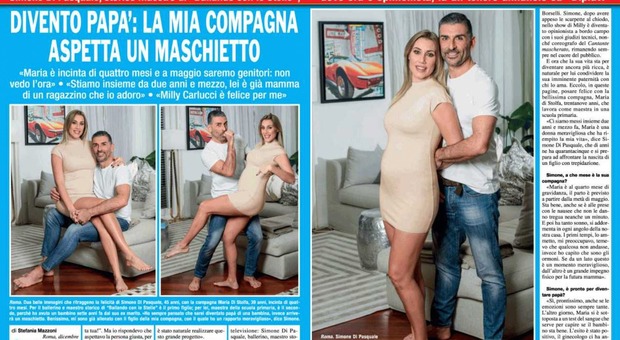 Simone Di Pasquale presto papà, l'annuncio dell'ex maestro di Ballando: «Io e Maria diventeremo genitori. A inizio anno abbiamo perso un figlio»