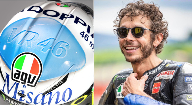 Valentino Rossi, pillola di viagra per volare a Misano: il nuovo casco è hot