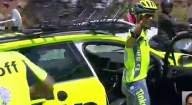 Tour de France, si ritira Contador Le cadute lo costringono al forfait