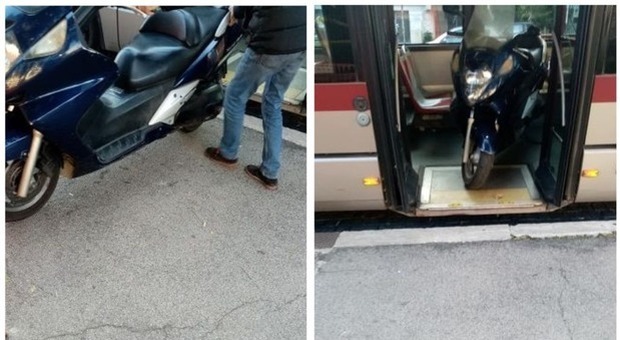 Scooter caricato dall'autista sul sul bus, il Campidoglio: «Verifiche urgenti sull'accaduto»