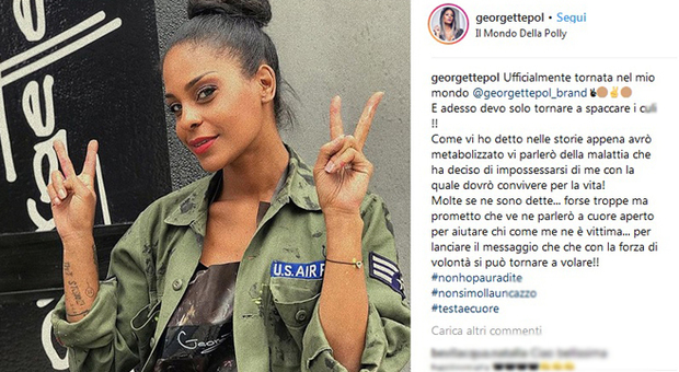 Il post di Georgette Polizzi (instagram)