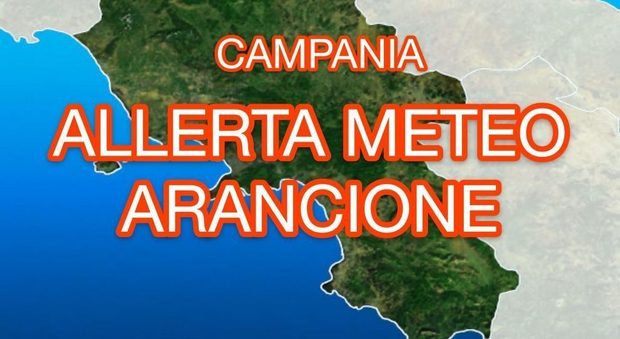 Maltempo, in Campania scatta l'allerta meteo arancione