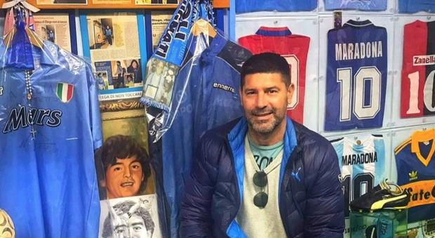 Napoli, Sosa al museo di Maradona: «Qui si respira l'anima di Diego»