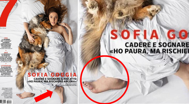 «Sofia Goggia ha due piedi sinistri e un braccio troppo lungo»: l'incredibile errore nella foto in copertina