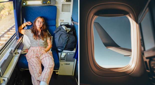 «Ho trascorso quasi 250 ore su aerei e treni nella mia vita, vi dico come fare a dormire sui mezzi»: i 5 trucchi della giornalista di viaggio
