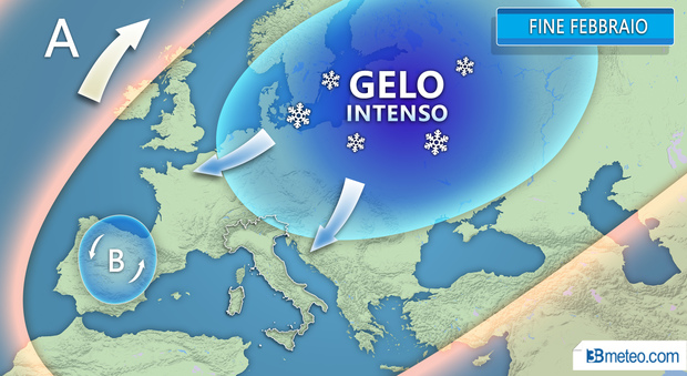 Settimana invernale sull’Italia poi arriva il gran gelo in Europa