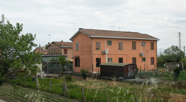 La casa Ater dove vive la famiglia in località Passetto di Cavarzere