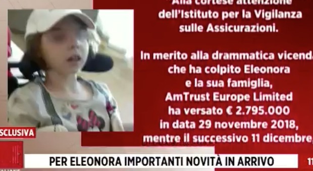 Bimba nata tetraplegica, grazie a Storie Italiane pagati i 5,1 milioni di euro di risarcimento