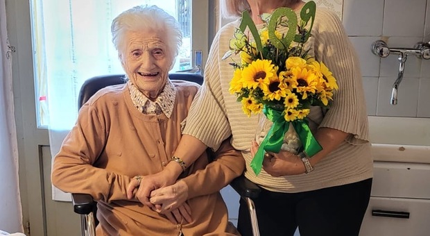 Nonna Ninetta ha compiuto 109 anni domenica 14 aprile