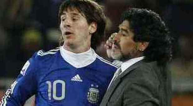 Lionel Messi e Maradona