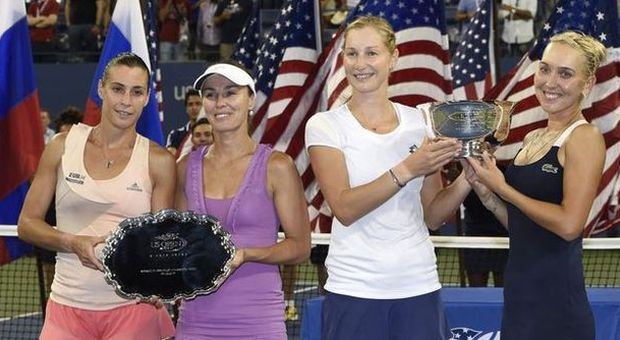 US Open: Pennetta, finale amara nel doppio Il titolo alla coppia Makarova-Vesnina
