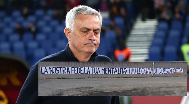 Roma, i tifosi stanno con Mourinho: «Hai tu le chiavi della città»