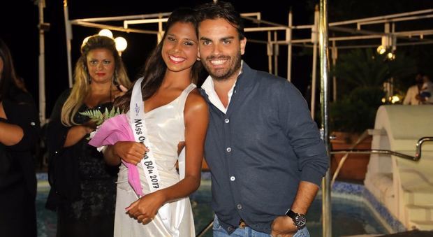 Miss Ondina Blu 2017 Andrea Marfè con Lorenzo Crea