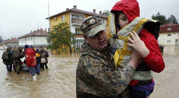 Bosnia e Croazia in balìa del maltempo Esondano i fiumi, isolati in migliaia