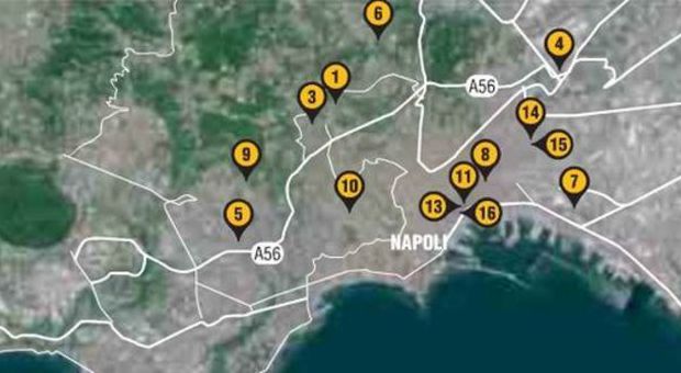 La mappa della holding Contini a Napoli