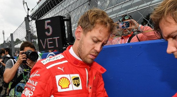 Gp Monza, Vettel: «Hamilton non mi ha lasciato spazio»