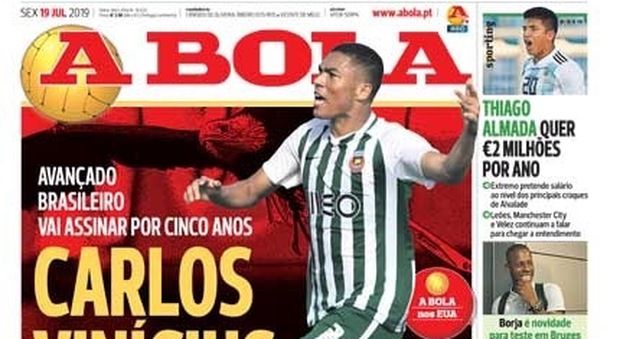 Vinicius al Benfica, è tutto fatto: pronto un contratto di cinque anni