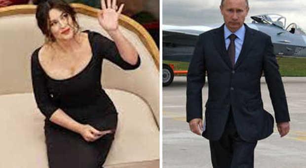 Monica Bellucci e Vladimir Putin