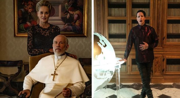 The New Pope, Sharon Stone e Marilyn Manson guest star nella serie diretta  da Sorrentino