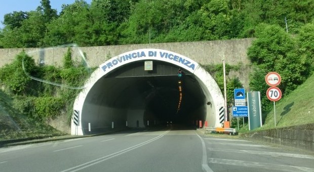 Il tunnel Schio-Valdagno sarà dotato di un tutor per monitorare la velocità