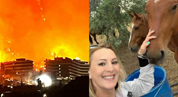 Incendio a Cefalù, donna morta per salvare i suoi cavalli. Evacuato albergo con 700 turisti