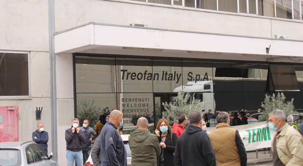 La protesta alla Treofan