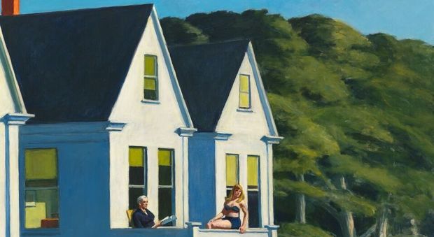 Edward Hopper (1882 1967) Second Story Sunlight 1960 Oil on canvas, 102,1x127,3 cm Whitney Museum of American Art, New York; purchase,with funds from the Friends of the Whitney Museum of American Art © Whitney Museum of American Art, N.Y.