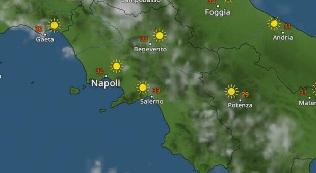 Meteo di Napoli, mercoledì 24 e giovedì 25: caldo afoso e cielo sereno Meteo di Napoli, mercoledì 24 e giovedì 25: caldo afoso e cielo sereno