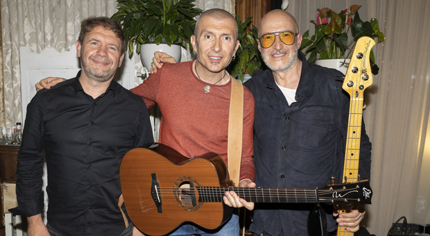 La Eko al centro della musica, a Montelupone Saturnino, bassista di Jovanotti, e i famosi chitarristi Massimo Varini e Luca Colombo