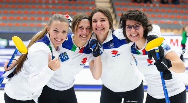 Da sinistra Giulia Zardini Lacedelli, Marta Lodeserto, Stefania Constantini e Angela Romei