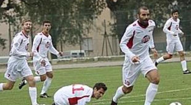 Cristian Cacciatore in gol anche a Sulmona