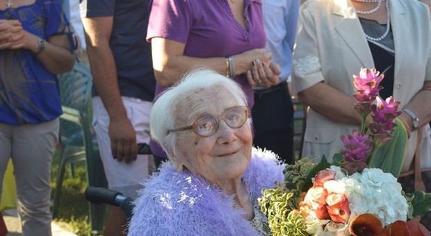 Adelina compie 107 anni ​Festa con due sindaci