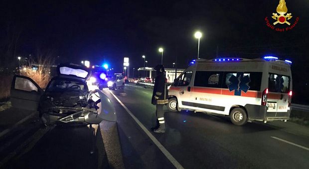 Scontro tra auto a Borgoricco, 5 persone finiscono all'ospedale