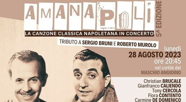 "Amanapoli" tributo a Sergio Bruni e Roberto Murolo
