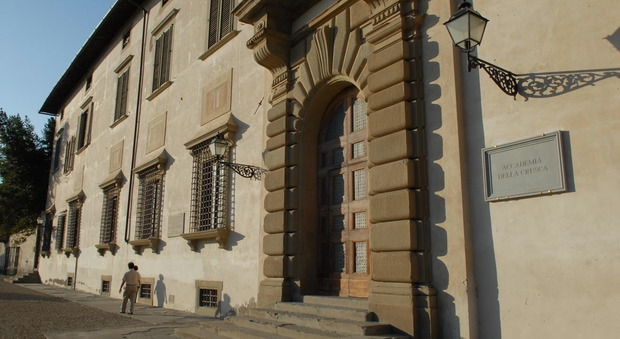 L'ingresso dell'Accademia della Crusca