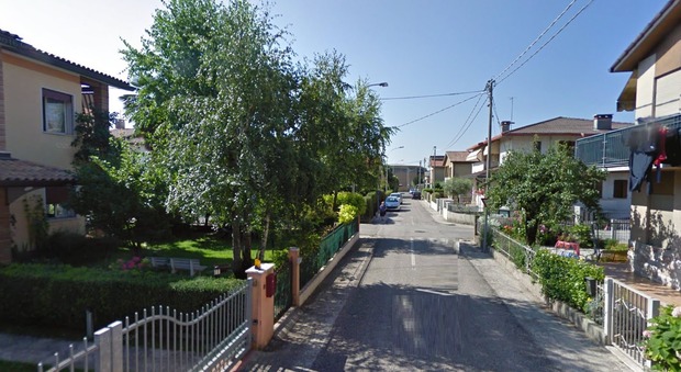 La via Vescovo Longhin a Mussolente (Google Maps)