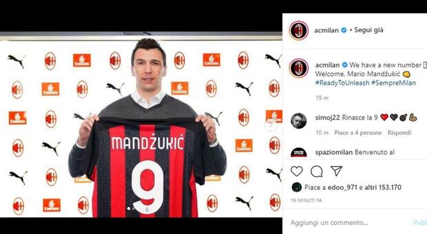 Milan, Mario Mandzukic sfida la maledizione del numero 9: in tanti hanno fallito dopo Pippo Inzaghi