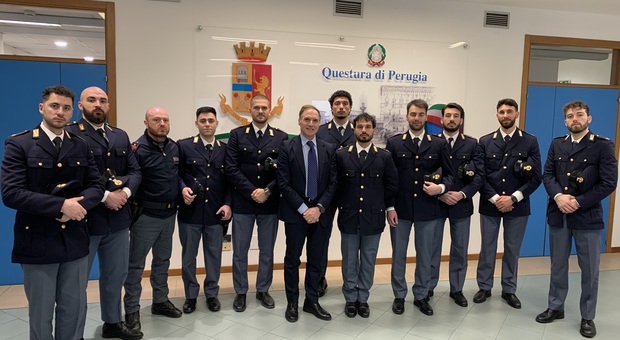 Lotta a spaccio, furti e degrado: Perugia, ecco 13 nuovi poliziotti