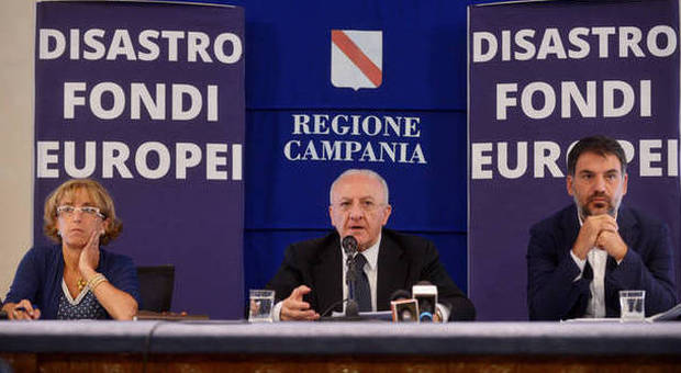 L'allarme di De Luca: «I fondi europei sono a rischio, restituirli sarebbe un delitto»