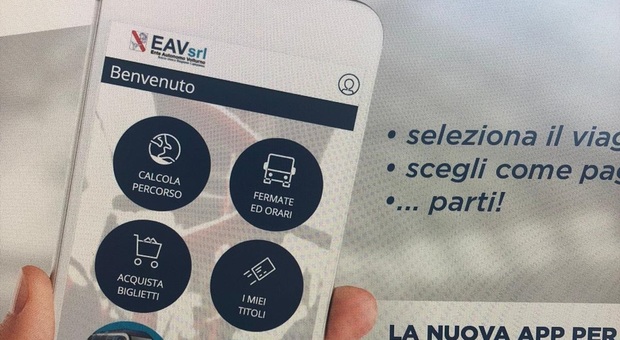 Eav lancia la nuova app: il biglietto si acquista con lo smartphone