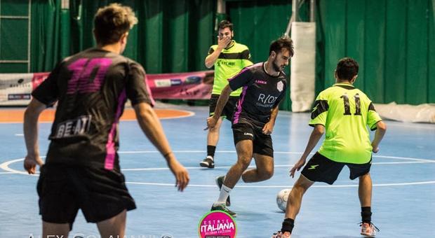 Elio Gerbino durante una gara nel Futsal di questa seconda edizione di Estate Italiana (Foto Alex Colaianni)