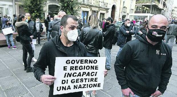 Covid ad Avellino, la protesta degli esercenti: «Lockdown mascherato»