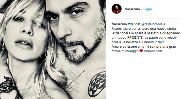 Il post di Clizia Clizia Incorvaia repostato da Francesco Sarcina (Instagram)