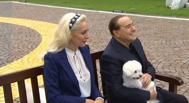 Berlusconi con Marta Fascina