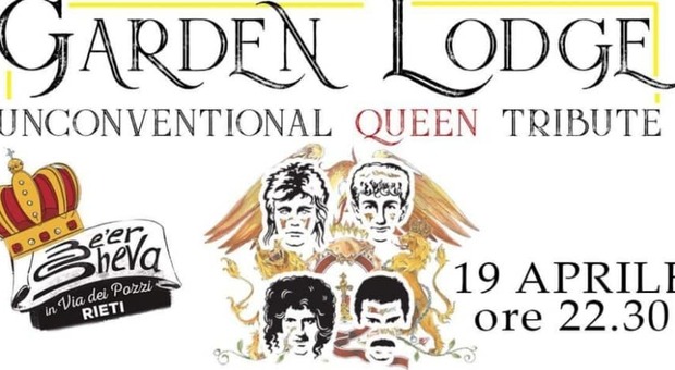 Rieti, domani il live dei Garden Lodge, per ripercorrere i successi dei Queen
