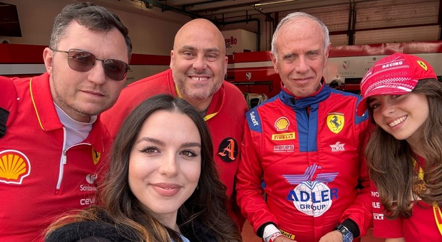 Il presidente della Adler Scudieri al Ferrari Challenge Europe