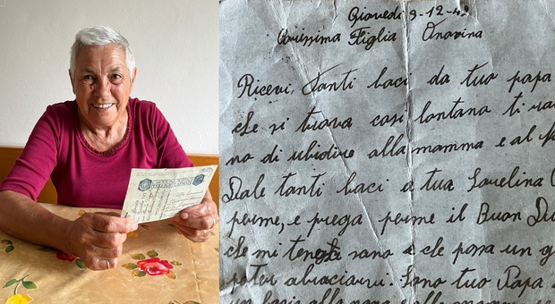 Trento, dopo 81 anni Onorina riceve la lettera del padre partito per la guerra: «È l’ultimo saluto che non ci siamo dati»