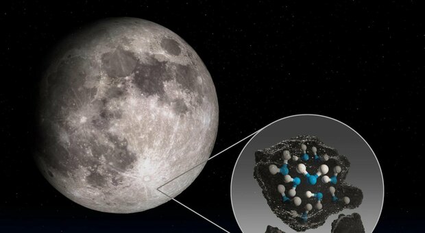 Scoperta acqua sulla Luna: è in un cratere accessibile