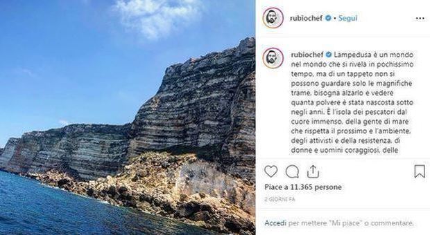 Open Arms, Chef Rubio insulta gli abitanti di Lampedusa: «È anche l'isola dei razzisti e dei parassiti»